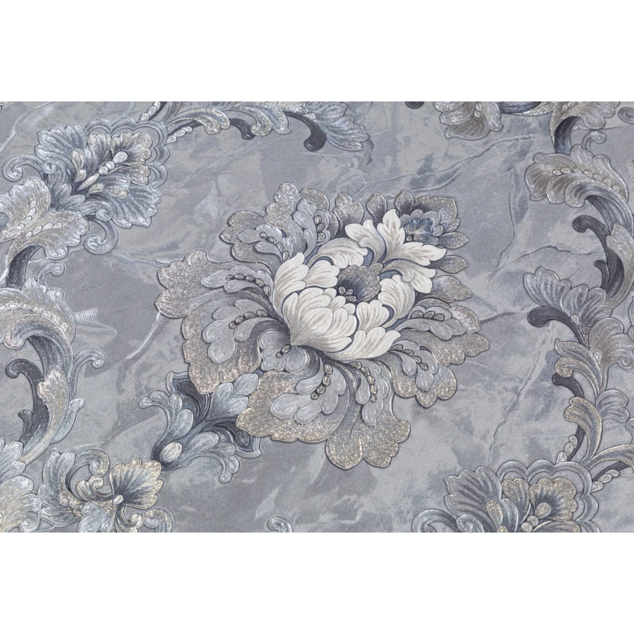 Обои флизелиновые Palitra Life Bergamo Палитра серые PL72287-44 1,06х10,05 м