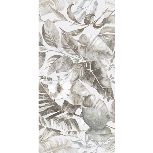 Керамогранит Staro Slim Elite Flower Decor A Matt Face 1 матовый серый 1237224 120х60 см