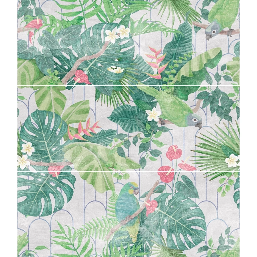 Панно CGT Amazonia серый (компл. из 3-х шт.) 69*60 см