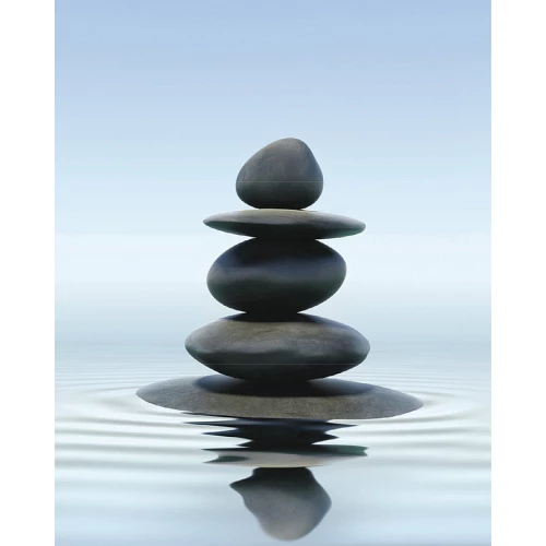 Панно Cerrol Porto Water and Stones A 3пл. Голубой 75x60 