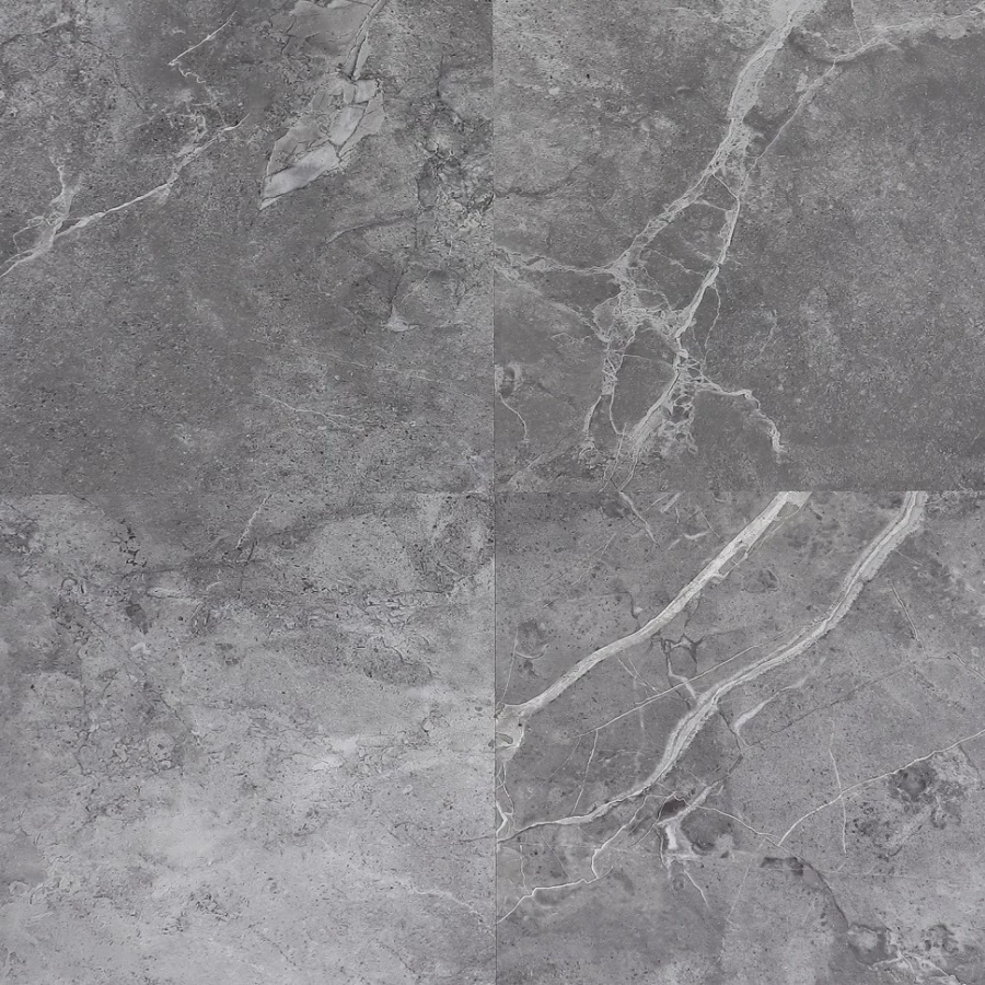 Кварцвиниловая плитка SPC Floorwood Kerama Лаверон серая 57M4 43 класс 4 мм