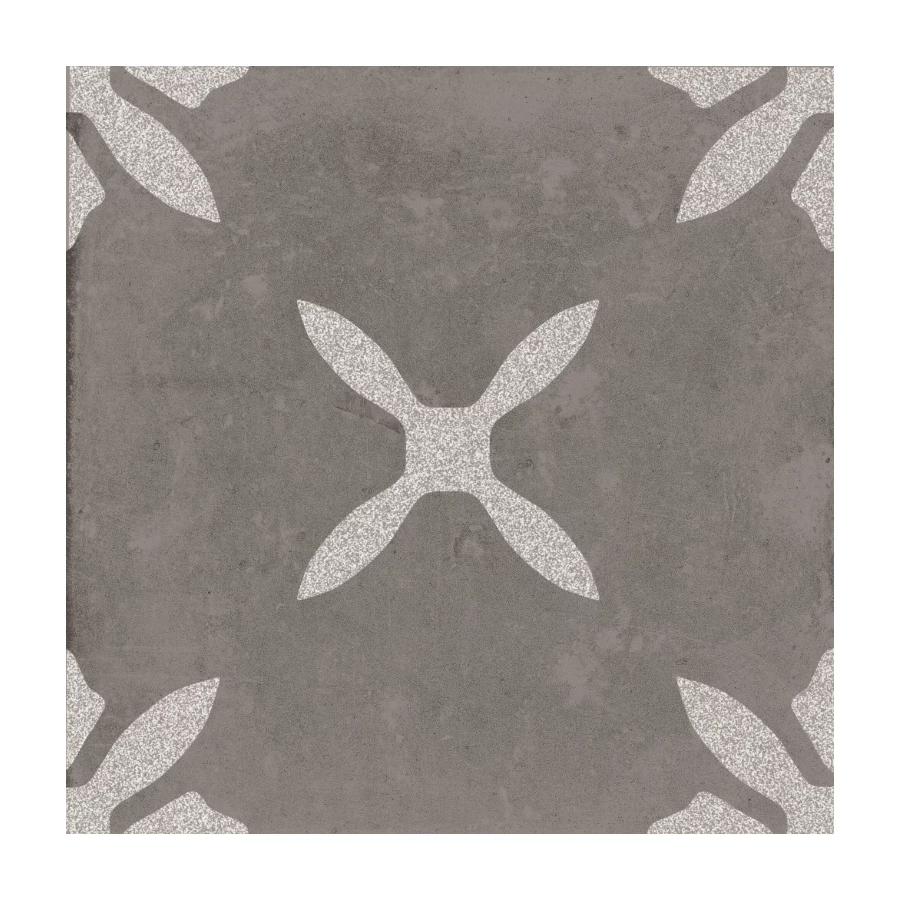 Керамогранит Harmony Peronda Pangea Chocolate Flower LT матовый кофейный 3386040457 22,3х22,3 см