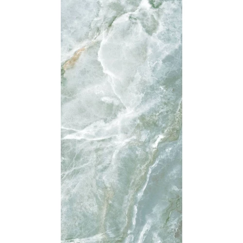 Керамогранит Bottega Glamour Onice Green Lap Ret полуглянцевый бирюзовый B71124 120х60 см