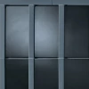 Плитка настенная Mutina Мотиво Силвер / Motivo Silver глянцевая синяя BOV08 28х14 см
