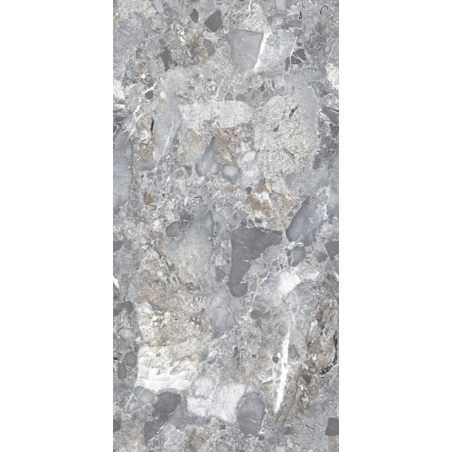 Керамогранит Seratonia Glossy Smoke Nero темно-серый 120х60 см