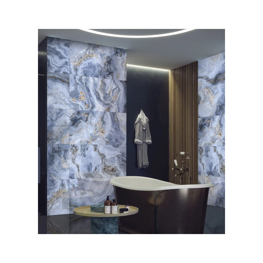 Керамогранит Neodom Ambassador Arabesque Blue Polished N20354 120x60 см