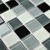 Мозаика Bonaparte Стеклянная мозаика Grand 25х25 глянцевая черно-белая 30х30 см