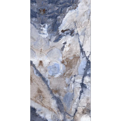 Керамогранит Arcadia Ceramica Bergamo Blue High Gloss синий HG2006-A 120х60 см