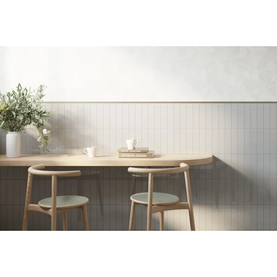 Плитка настенная Creto Aquarelle Cream глянцевая бежевая 12-00-4-29-10-13-2561 24х5,8 см