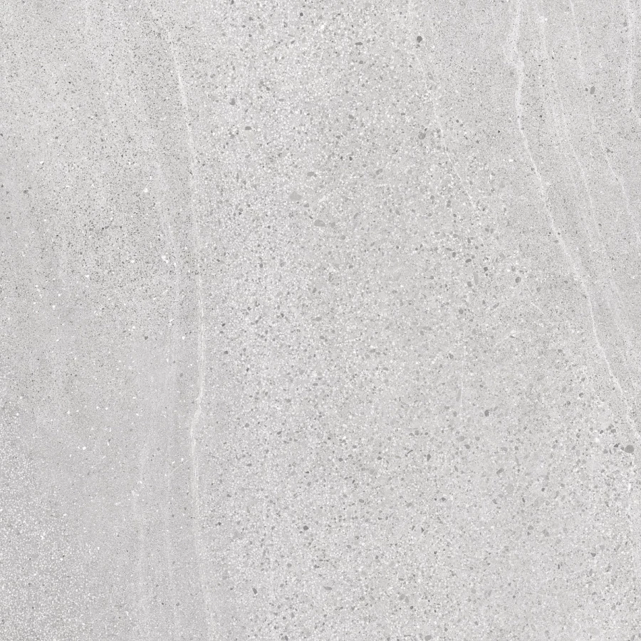 Клинкерная плитка Керамин Камерун 7 матовая светло-серая 39,4х39,4 см