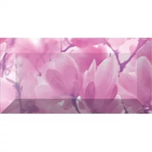 Бордюр Ceramica Classic Magnolia рельефный розовый 20х10 см