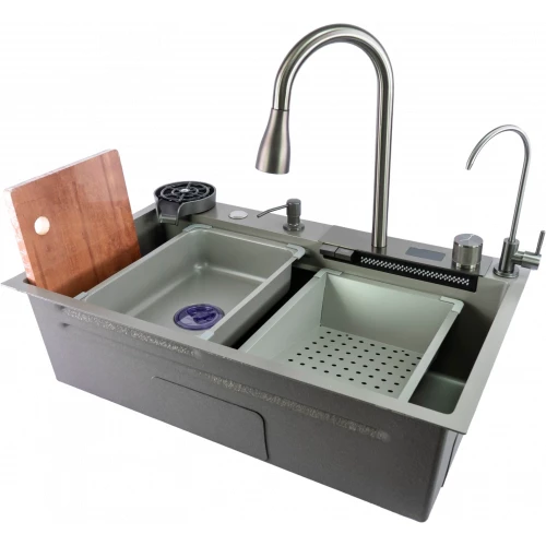 Мойка Fmark для кухни многофункциональная FSC002T 75x46 см