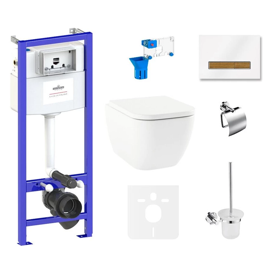 Унитаз Lavinia Boho Relfix One Compacto 75110315 (комплект 9 в 1)