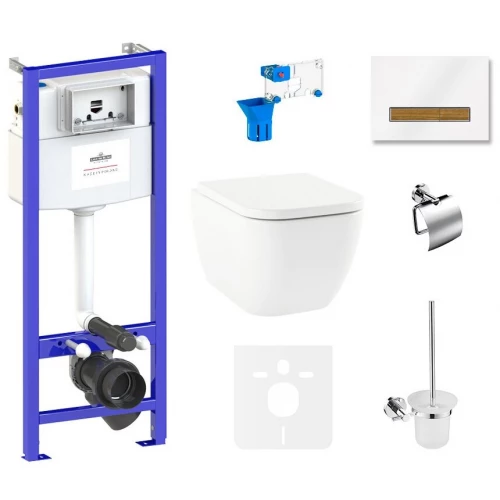 Унитаз Lavinia Boho Relfix One Compacto 75110315 (комплект 9 в 1)