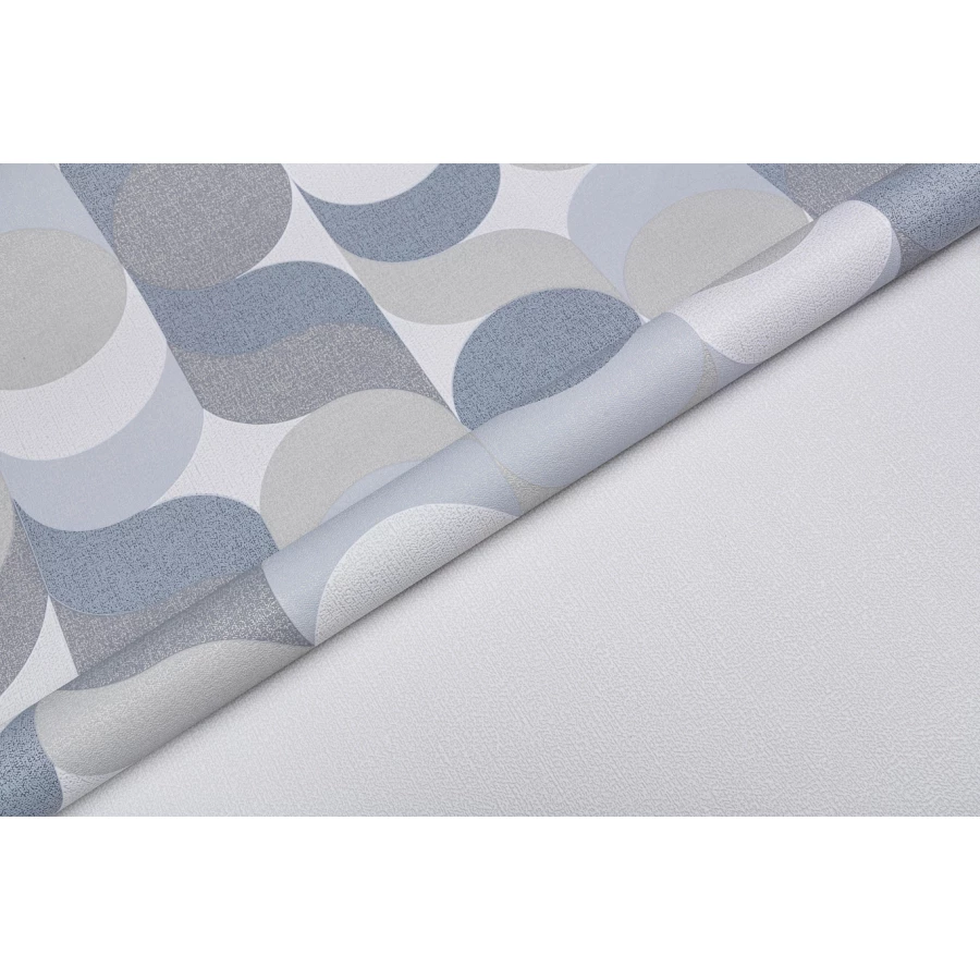 Обои флизелиновые Palitra Home Confetti HomeColor серые HC31186-14 1,06х10,05 м