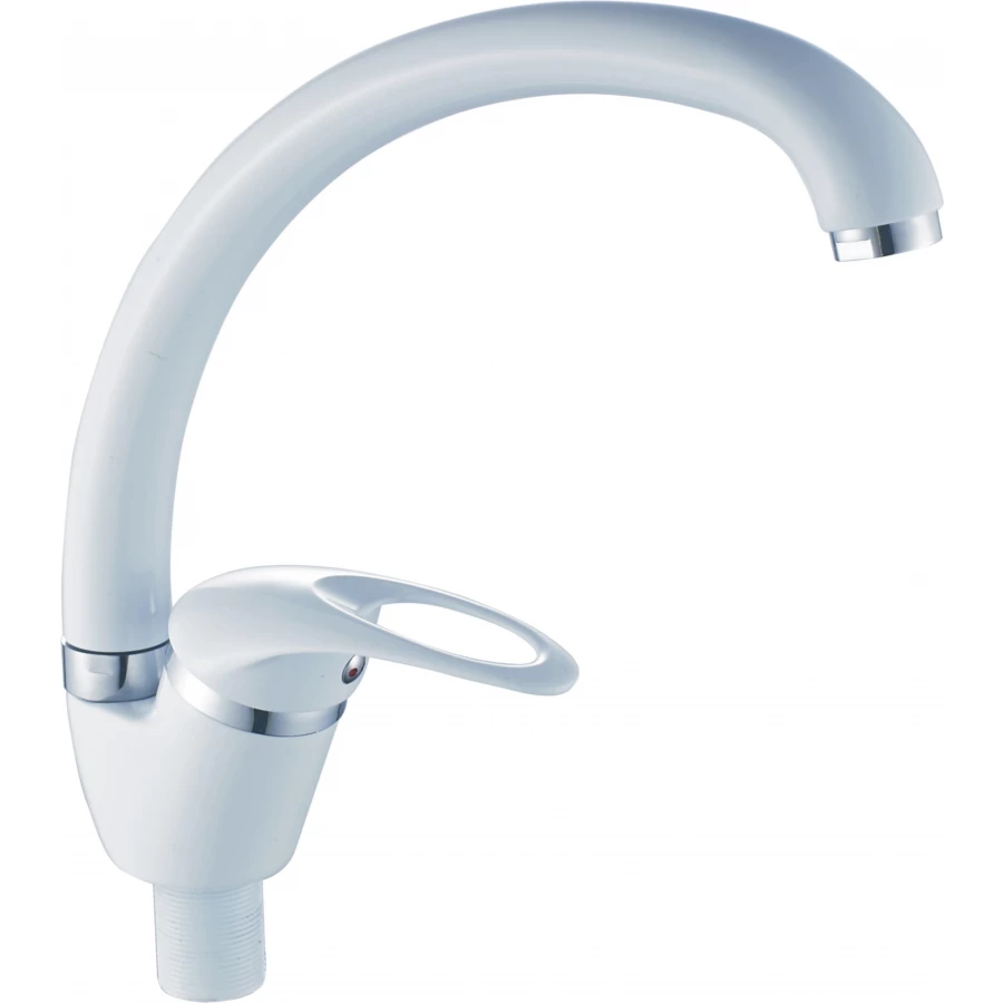 Смеситель Cron для кухни белый CN4103-8