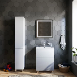 Зеркало Am Pm Gem с LED-подсветкой по периметру M91AMOX0651WG 65 см