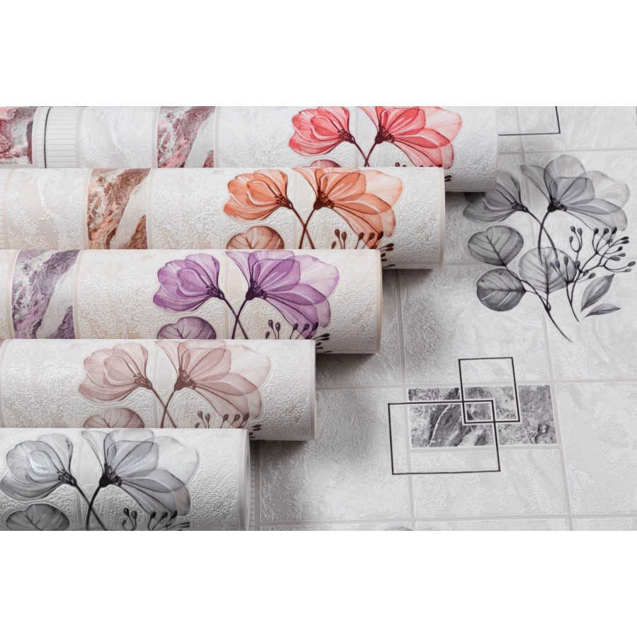 Обои виниловые Palitra Home Delicato коричневый HC11054-28 0,53х10,05 м