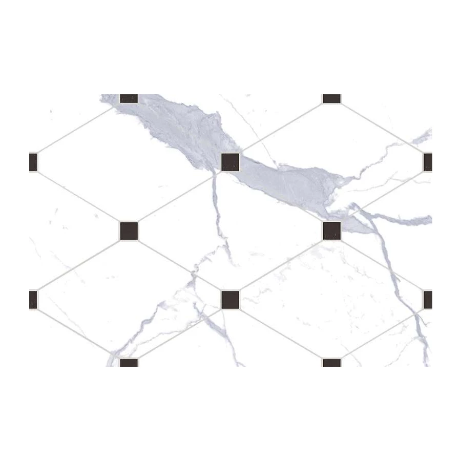 Настенная плитка Eurotile Statuario 9 SR 0305 40х27 см