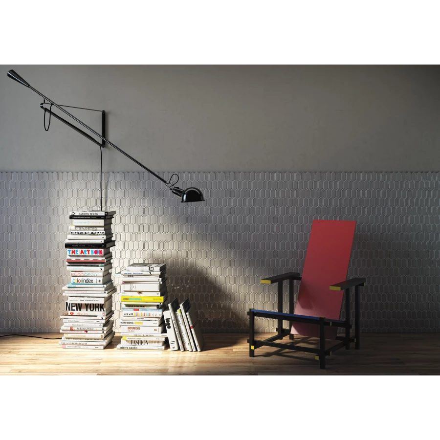 Мозаика керамическая глянцевая LeeDo Ceramica Crayon White glos белый 27,8x30,4 см