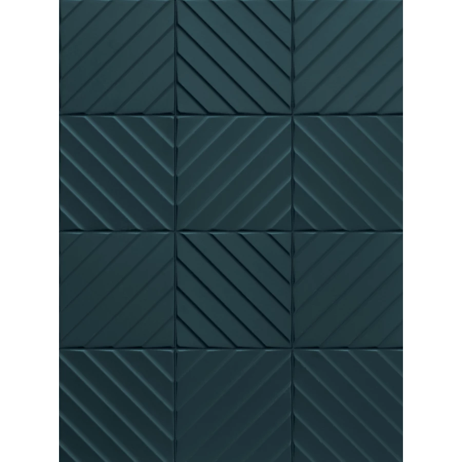 Керамогранит Marca Corona 4D Diagonal Deep Blue E065 20х20 см