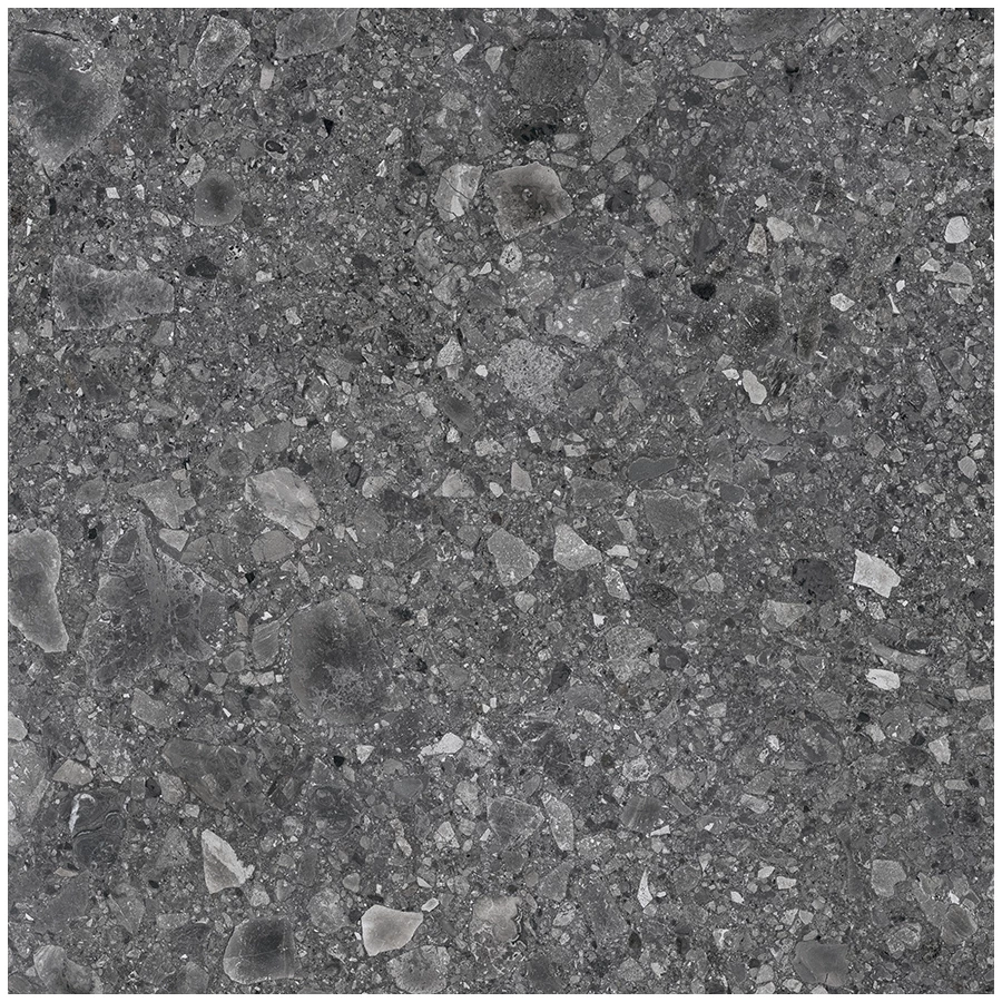 Керамогранит Laparet Ceppo Nero PRO структурный R11Soft STR матовый графитовый 60х60 см
