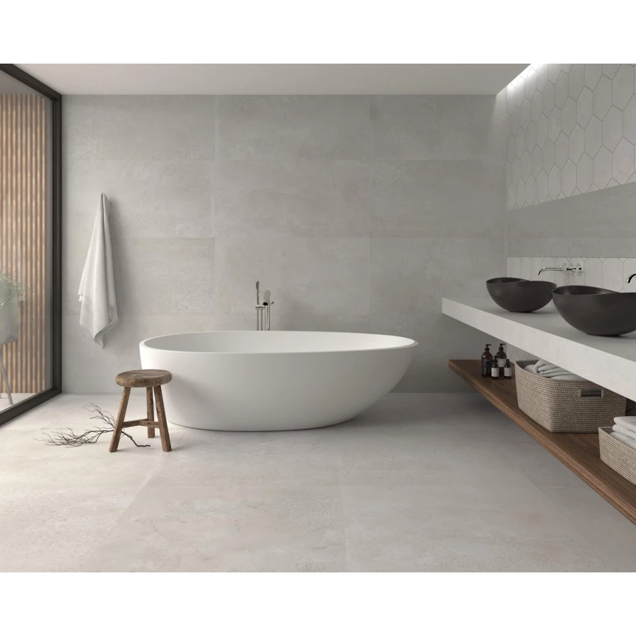 Керамогранит Dune Ceramica Zement Grey матовый серый 188909 120х60 см