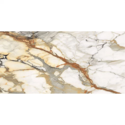 Керамогранит Staro Palacio Karlos white high gloss 120х60 см