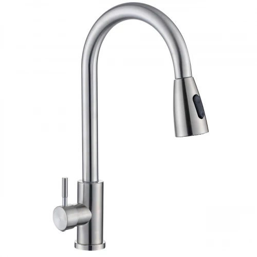 Смеситель для кухни Tsarsberg с выдвижной лейкой TSB-123-001 тип См-МОЦБИвА хром