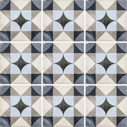 Керамогранит Equipe Art Noveau Palais Blue натуральный 20x20 см