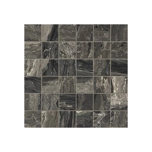 Мозаика Ascot Gemstone Mosaico Mink Lux глянцевая серая 31,5х31,5 см