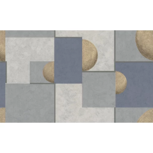 Обои флизелиновые Palitra Home Eclipse серые синие HC72080-46 1,06х10,05 м