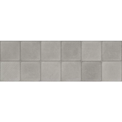 Плитка настенная ALMA Ceramica Cube матовая серая TWU3090CUB70R 90х30 см