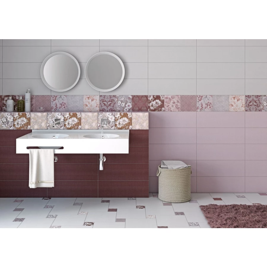 Вставка напольная Lasselsberger Ceramics Ателье многоцветный декор 3603-0090 9,5х9,5 см