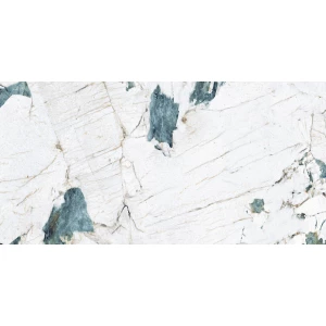 Керамогранит Crackstone Aqua лаппатированный шайн бирюзовый 120х60 см