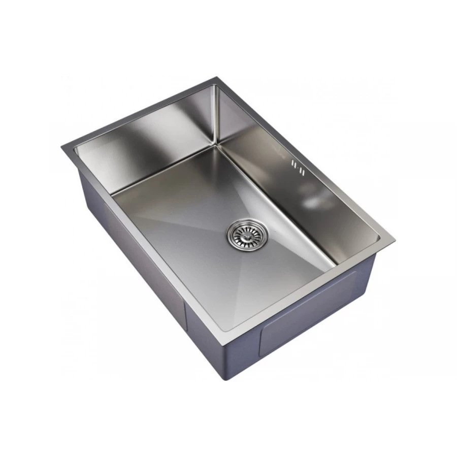 Мойка MixLine PRO подстольный монтаж вып 3 1/2 22 см с сифоном сатин 548572 65х44 см