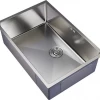 Мойка MixLine PRO подстольный монтаж вып 3 1/2 22 см с сифоном сатин 548572 65х44 см
