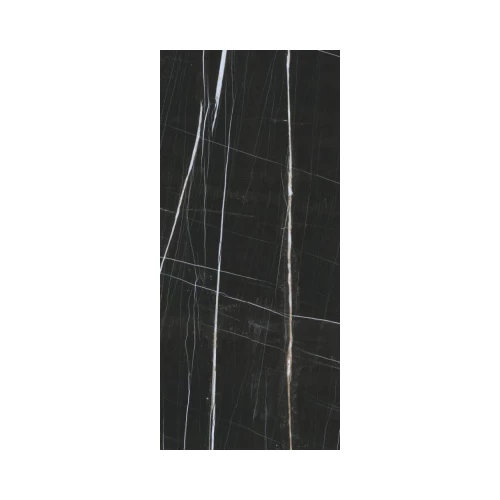 Керамогранит Baldocer Titanium Black Pulido Rect глянцевый черный 160х80 см