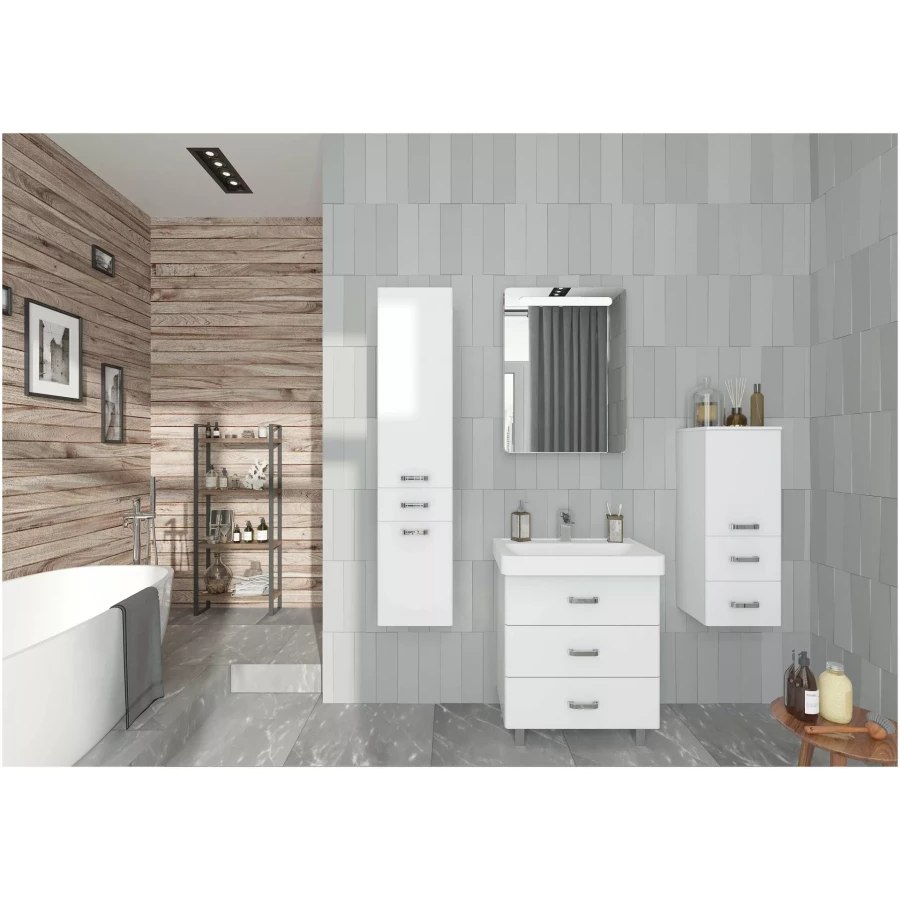 Зеркальный шкаф Акватон Америна 60 левый 1A135302AM01L 60x81 см