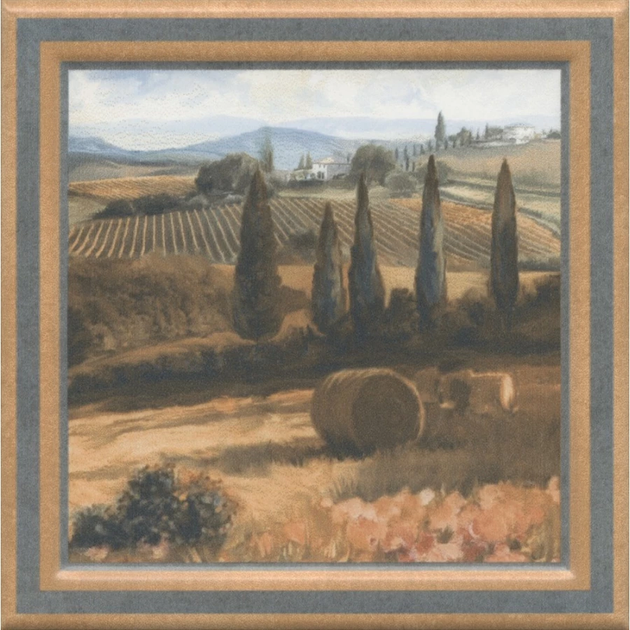 Декор Kerama Marazzi Монтальбано 6 матовый коричневый VT/A567/17022 15x15 см