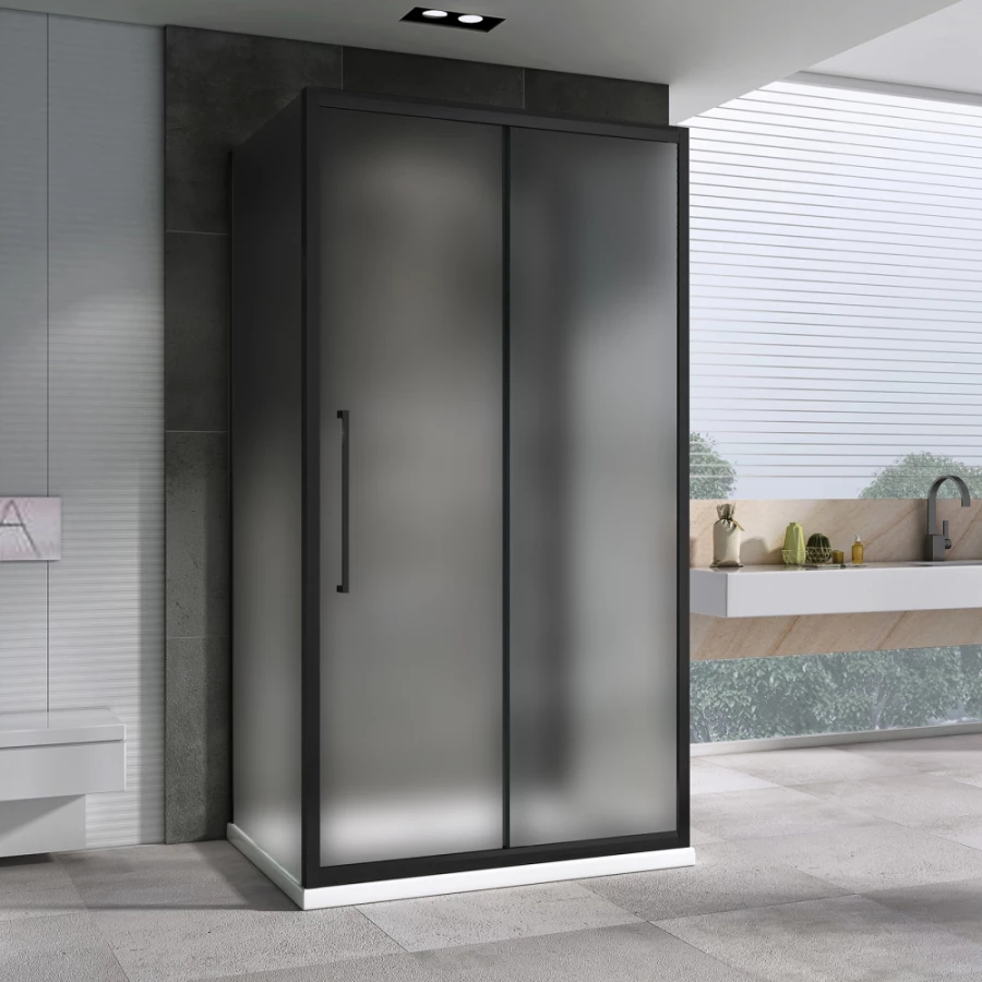 Душевой уголок Abber Schwarzer Diamant AG30150BMH-S70BM-S70BM 150х70 см