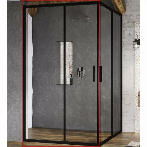 Дверь для комбинации с дверью Ravak blsrv2k черный transparent x1xm70300z1 90 см