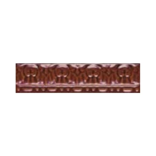 Плитка настенная Ceramica Ribesalbes Zocalo Moldura Relieve Miel глянцевая коричневая PT00444 20х5 см