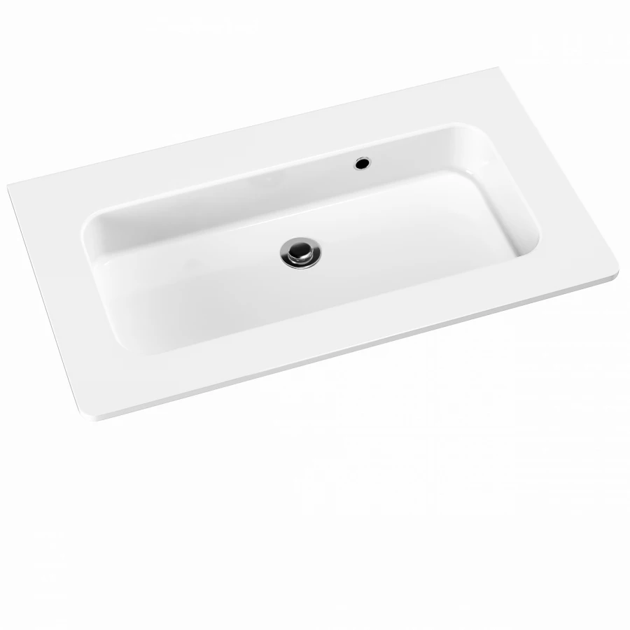 Тумба с раковиной Creto Bravo White 22-BrW80 80 см