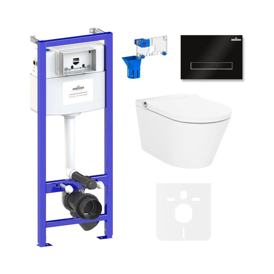 Унитаз Lavinia Boho Relfix Smart V-Clean 87561155 (умный комплект 7 в 1)