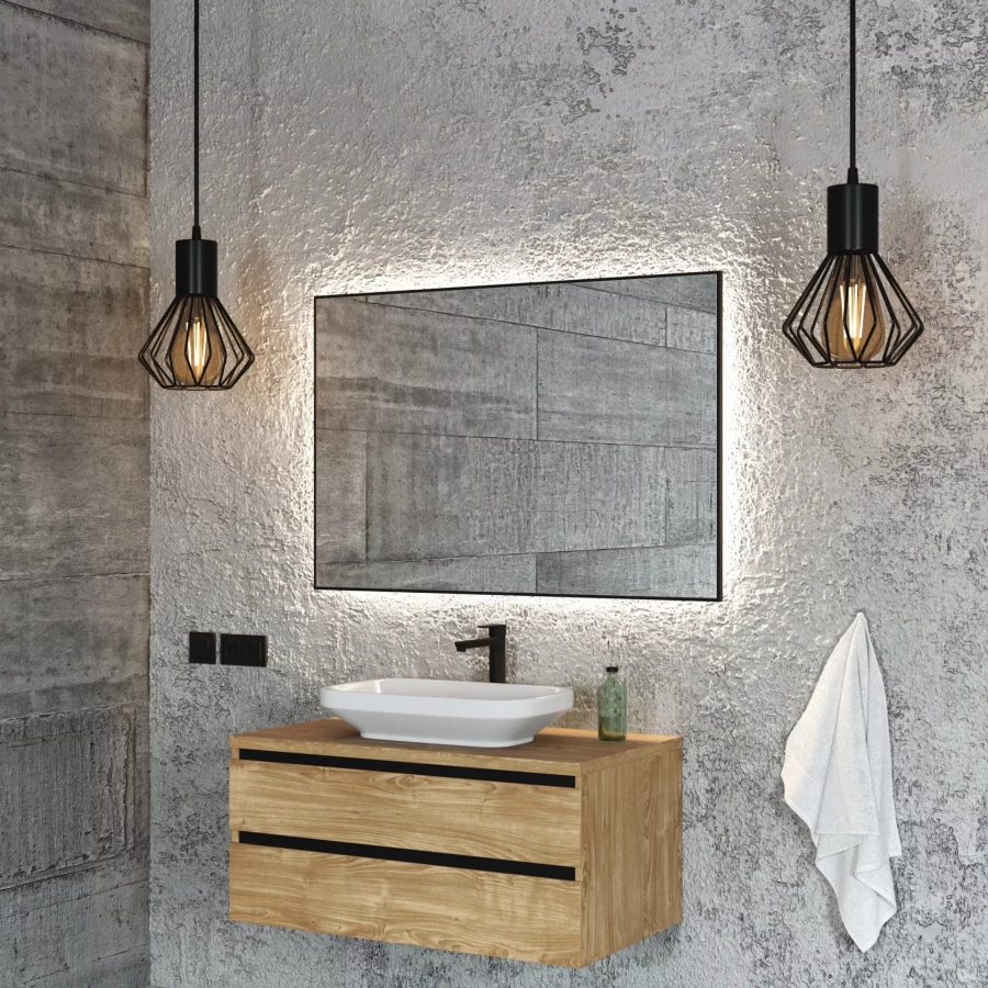 Зеркало Mebelvann с подсветкой Позитано Z_PTN_BL_800х1200 120x80 см