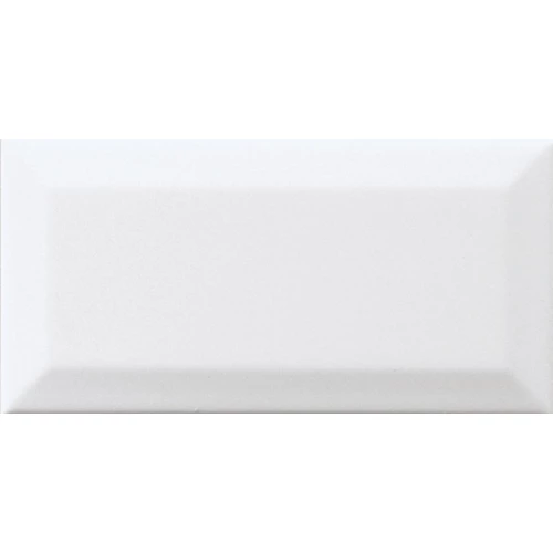 Плитка настенная Adex Neri Biselado Pb Blanco Z глянцевая белая ADNE2019 15х7,5 см