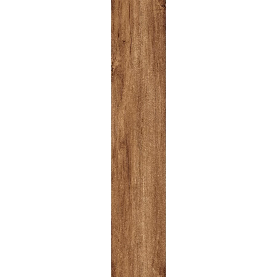 Керамогранит Creanza Akasa Wood Mahogany матовый коричневый CW-RT02-B 120х20 см