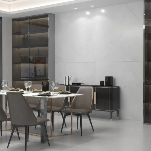 Керамогранит Neodom Classic Marble Carrara Antique Satin матовый белый N12034 120x120 см