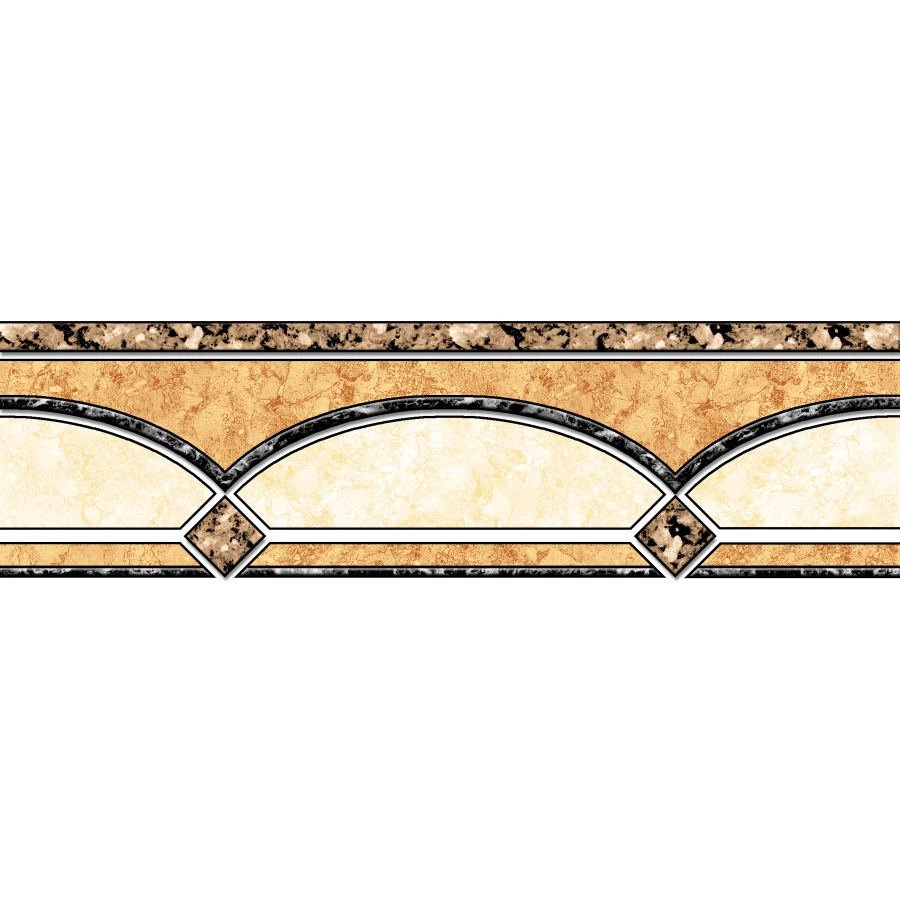 Бордюр Нефрит-Керамика Палермо песочный 62-01-23-033-0 20х6